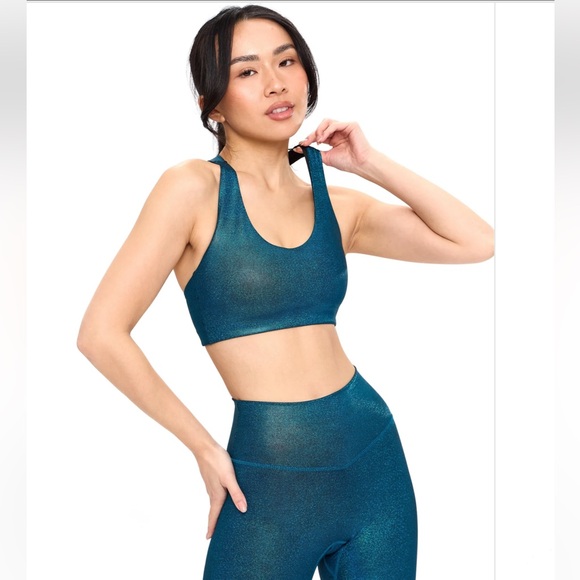 Buffbunny Collection Pants - BuffBunny Siren Holographic Rebel Leggings and Sol Bra Set